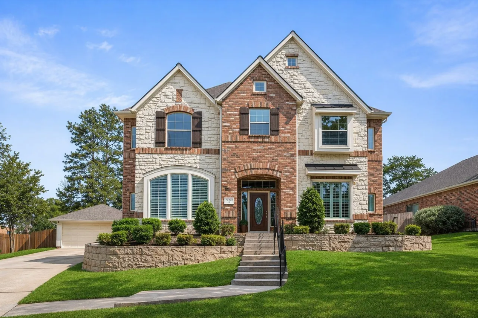 GRAYSTONE HILLS CONROE TX brick home