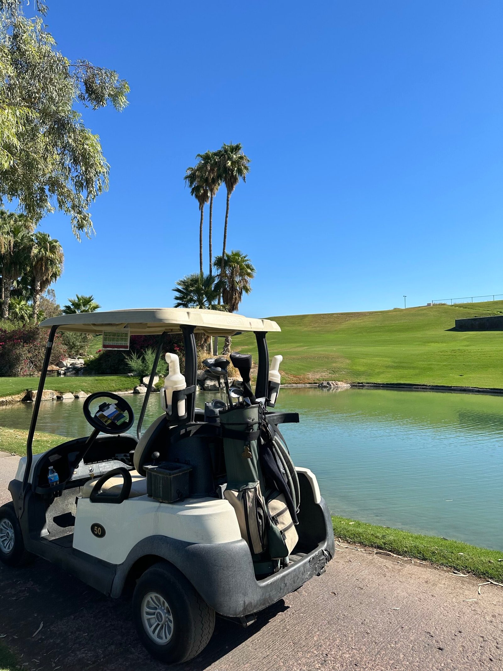 HOA amenity golf cart in a Conroe master-planned community with MUD and PID fees
